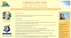Desktop Screenshot of cresciconnoi.org